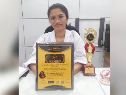 Dr Kausha Shah Awarded Gynecologist